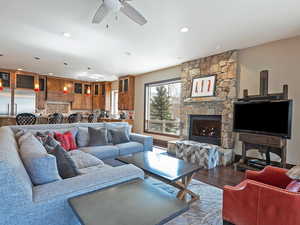 Family Room with Fireplace