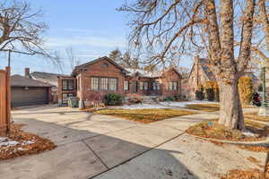 Front of property and garage