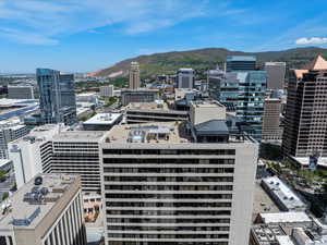 View of city with a mountain view