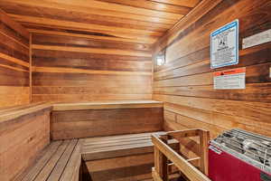 View of sauna