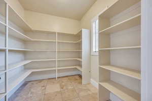 Huge walk-in pantry