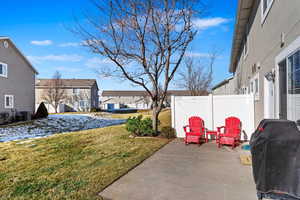 View of patio / terrace with a grill