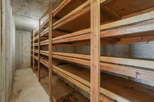 View of storage room