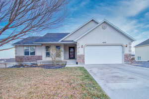 Ranch style home with basement entrance and million dollar views