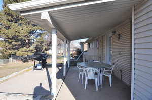 View of patio / terrace featuring grilling area