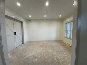 View of unfurnished bedroom