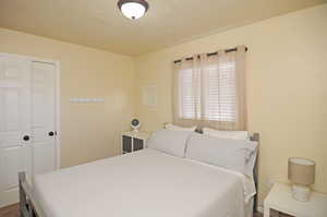 Bedroom featuring a closet