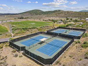 Bird's eye view of mountains