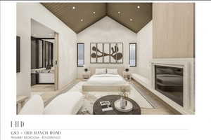 Primary Bedroom Rendering
