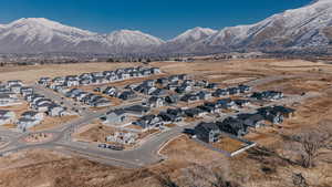 Bird's eye view featuring a mountain view