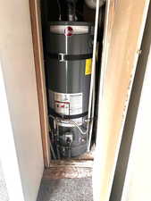 Utilities featuring secured water heater