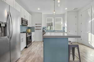 The refrigerator is included in the sale