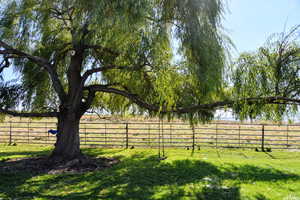 View of yard featuring a rural view