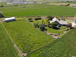 Bird's eye view with a rural view