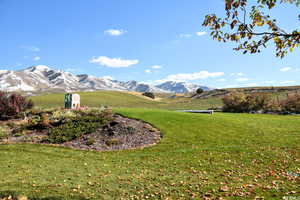 Mountain view featuring a rural view