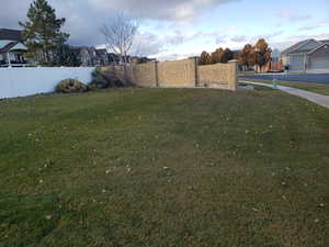 View of North part of front yard