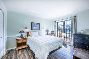 Bedroom featuring a closet