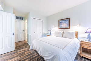 Bedroom with a closet