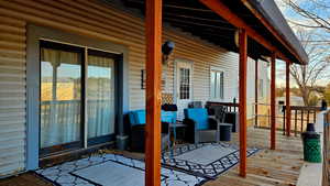 View of deck