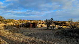 Exterior space with a rural view