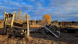 View of yard featuring a rural view
