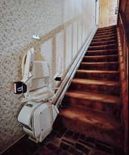 View of stairway