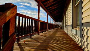 View of deck