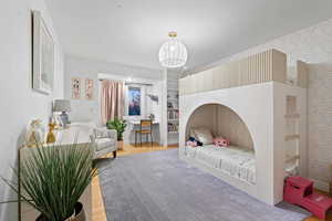 Bedroom featuring hardwood / wood-style floors