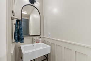 Bathroom featuring sink