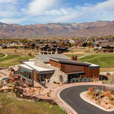 This is the Red Ledges Wellness Center featuring and luxury private gym, studio with classes, and grill style restaurant.