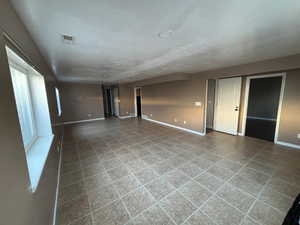 Spacious Family Room in Basement