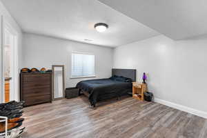 Basement apartment primary bedroom with it's own bath