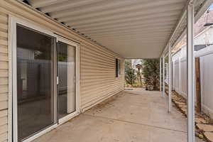 View of patio