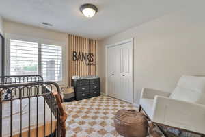 Bedroom featuring a closet