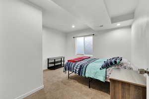 Third bedroom in basement