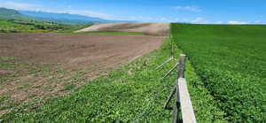 View of home's community featuring a rural view and a mountain view