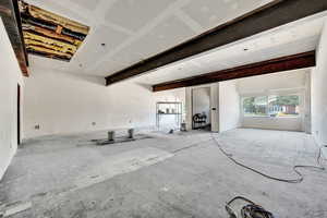 View of unfurnished living room