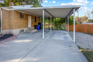 Exterior access to basement apartment