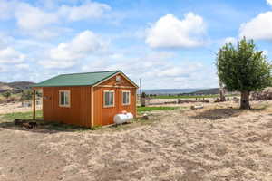 View of outbuilding