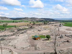 Mountain view featuring rural landscape