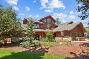 View of back of house