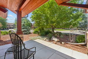 View of patio