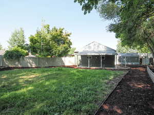 View of yard featuring a patio area