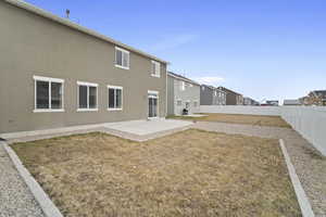 View of yard featuring a patio area