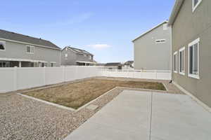 View of yard featuring a patio area