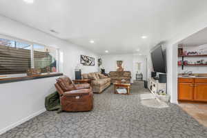 Basement living room