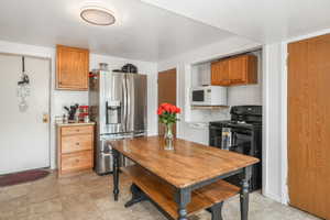 Basement kitchen and appliances