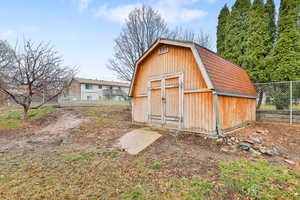 View of outbuilding