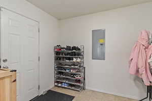 Mud room area