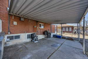 View of patio / terrace with grilling area